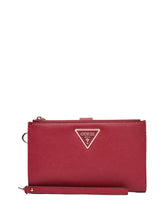 GUESS 2 USCITA Portafoglio Guess Laurel Ii Slg Dbl Zip - Rosso Rosso